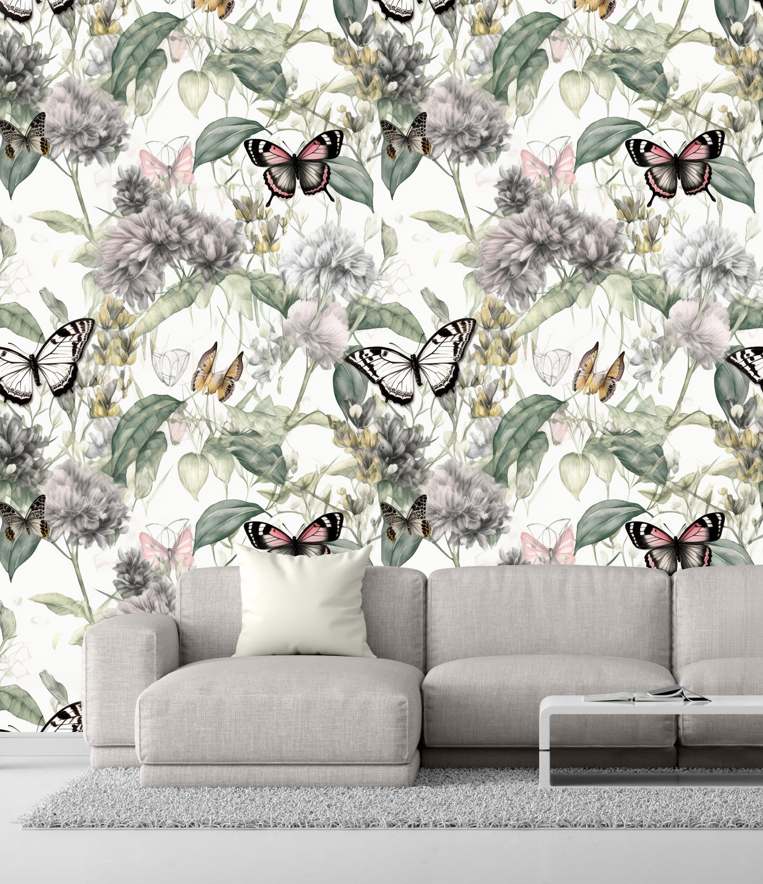 Silver Chrysanthemum Butterflies