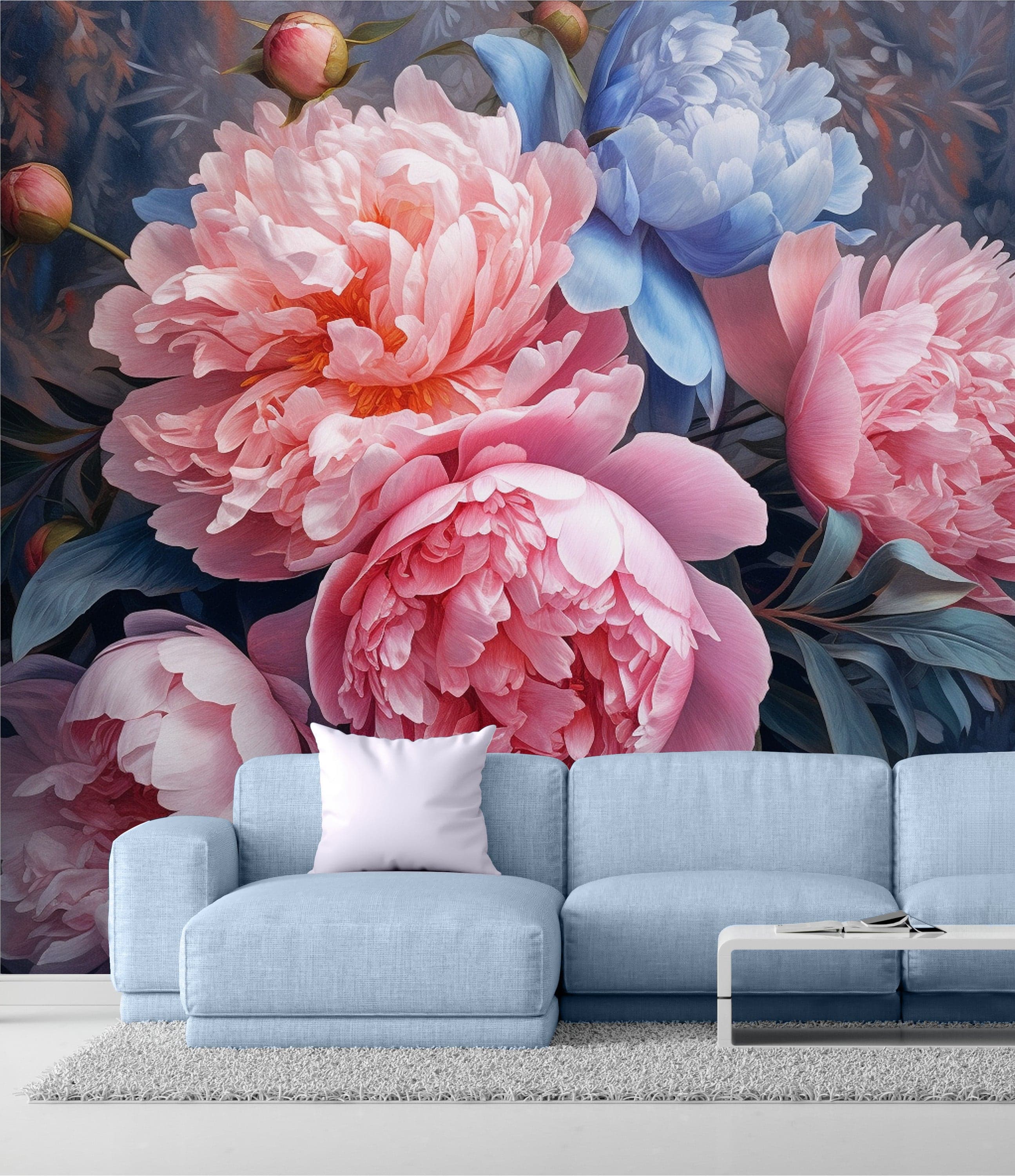 Pink Peony Blossom