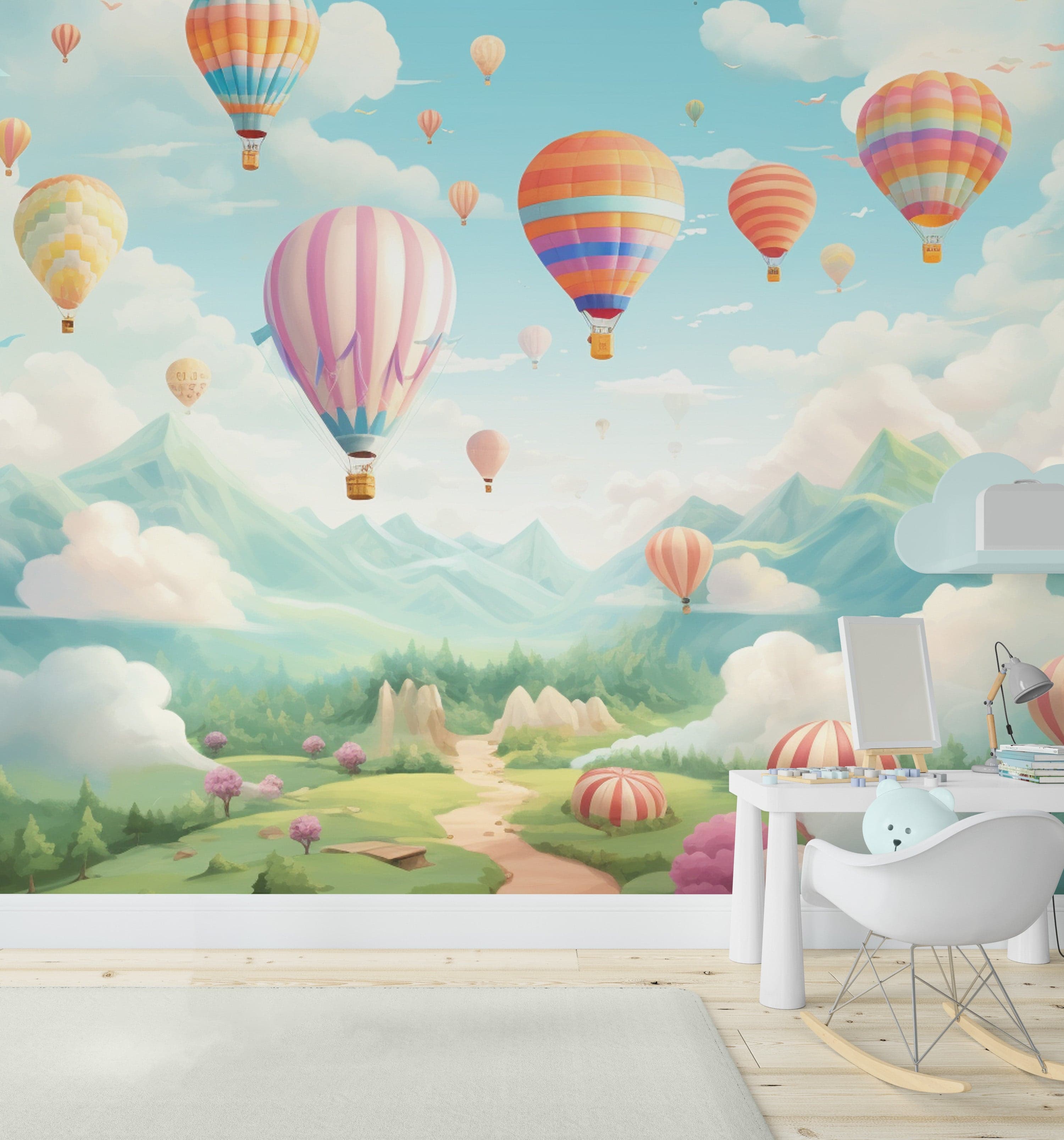 Colourful Balloon Valley Panorama