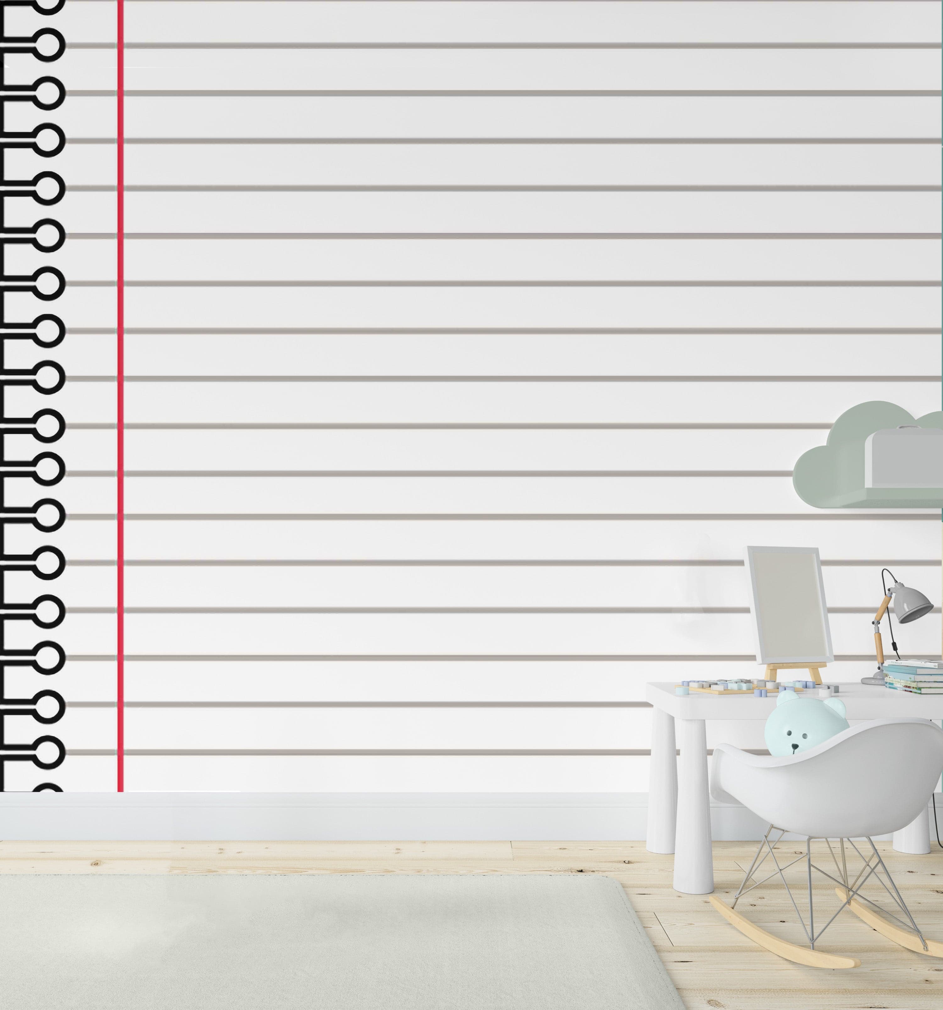 Writable Lined Paper Wallpaper