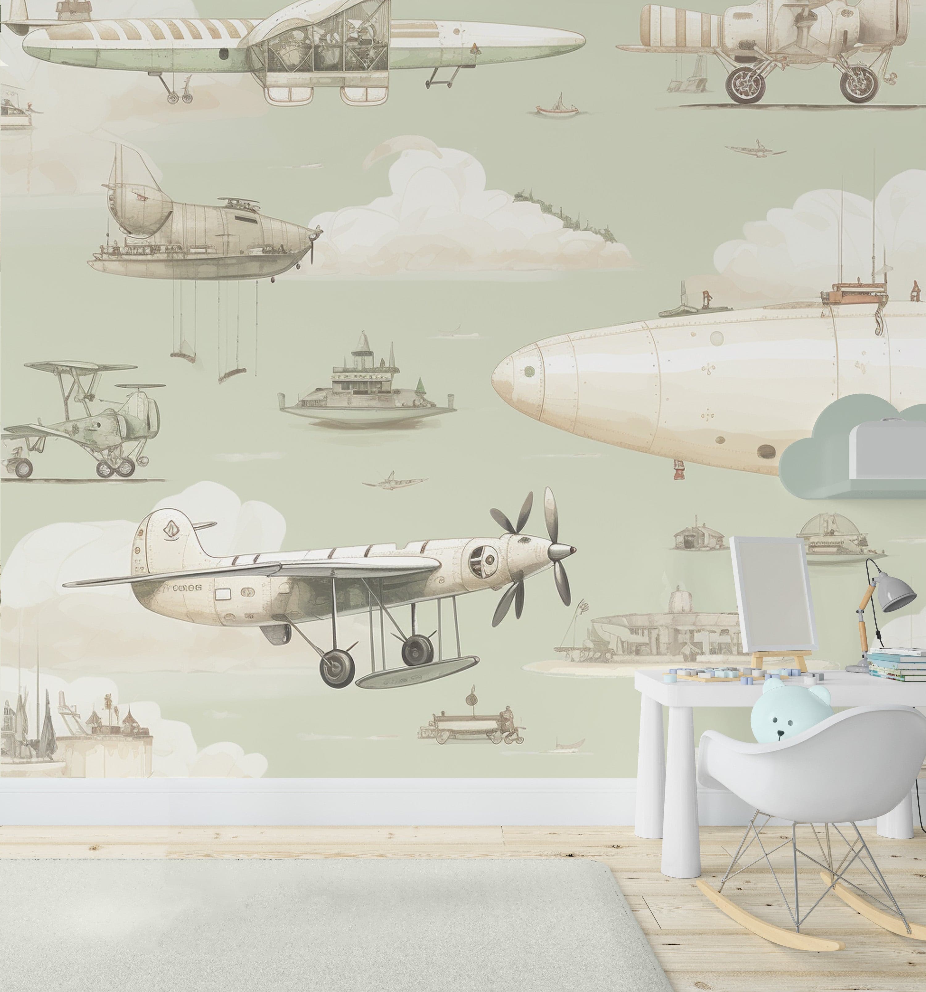 Vintage Aircraft and Blimps