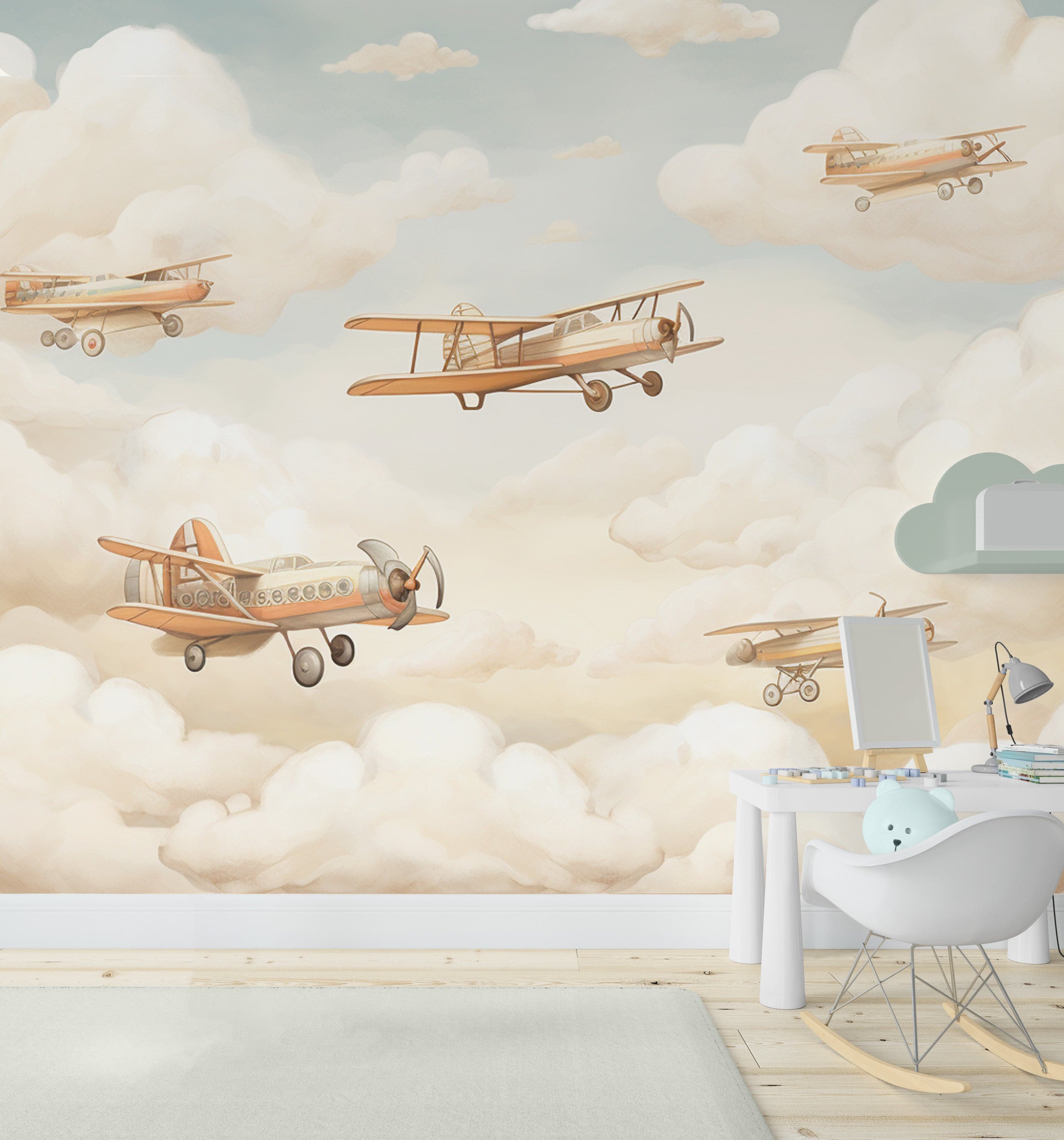 Cream Cloud Biplane Fleet
