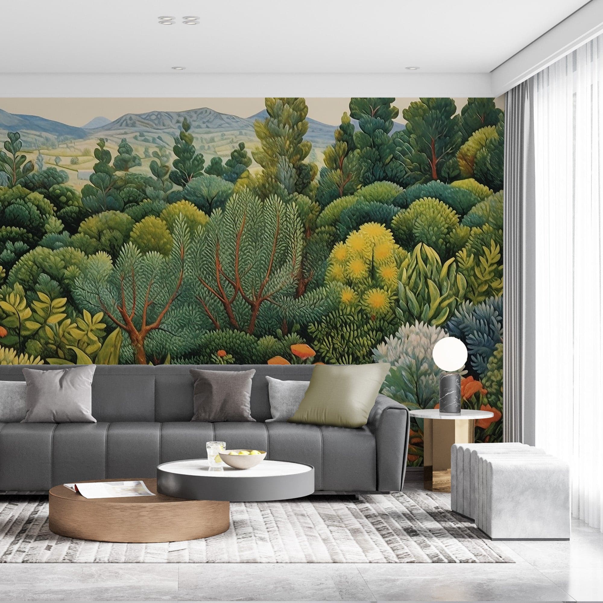 Lush Green Garden Vista