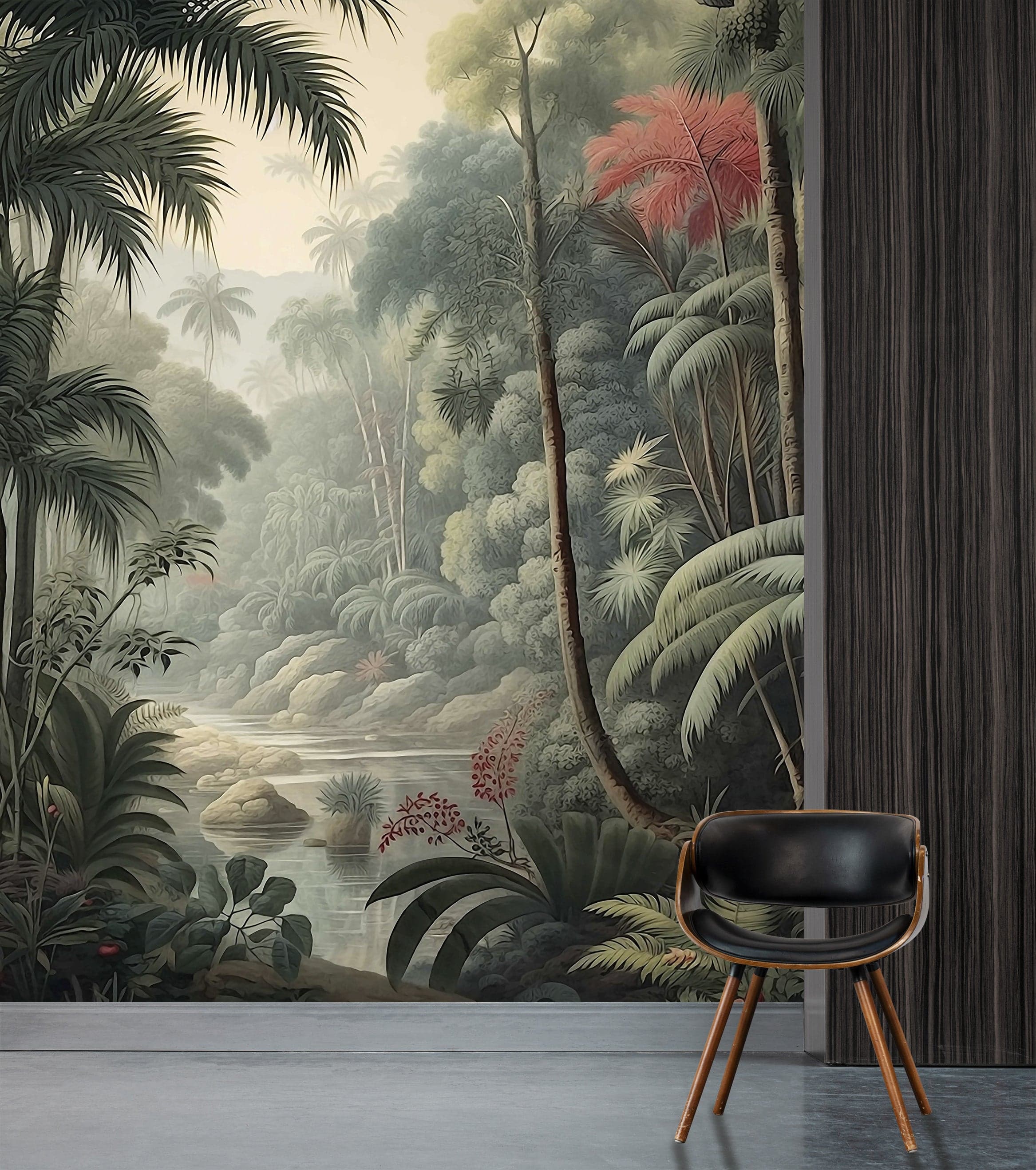 Misty Jungle Lake