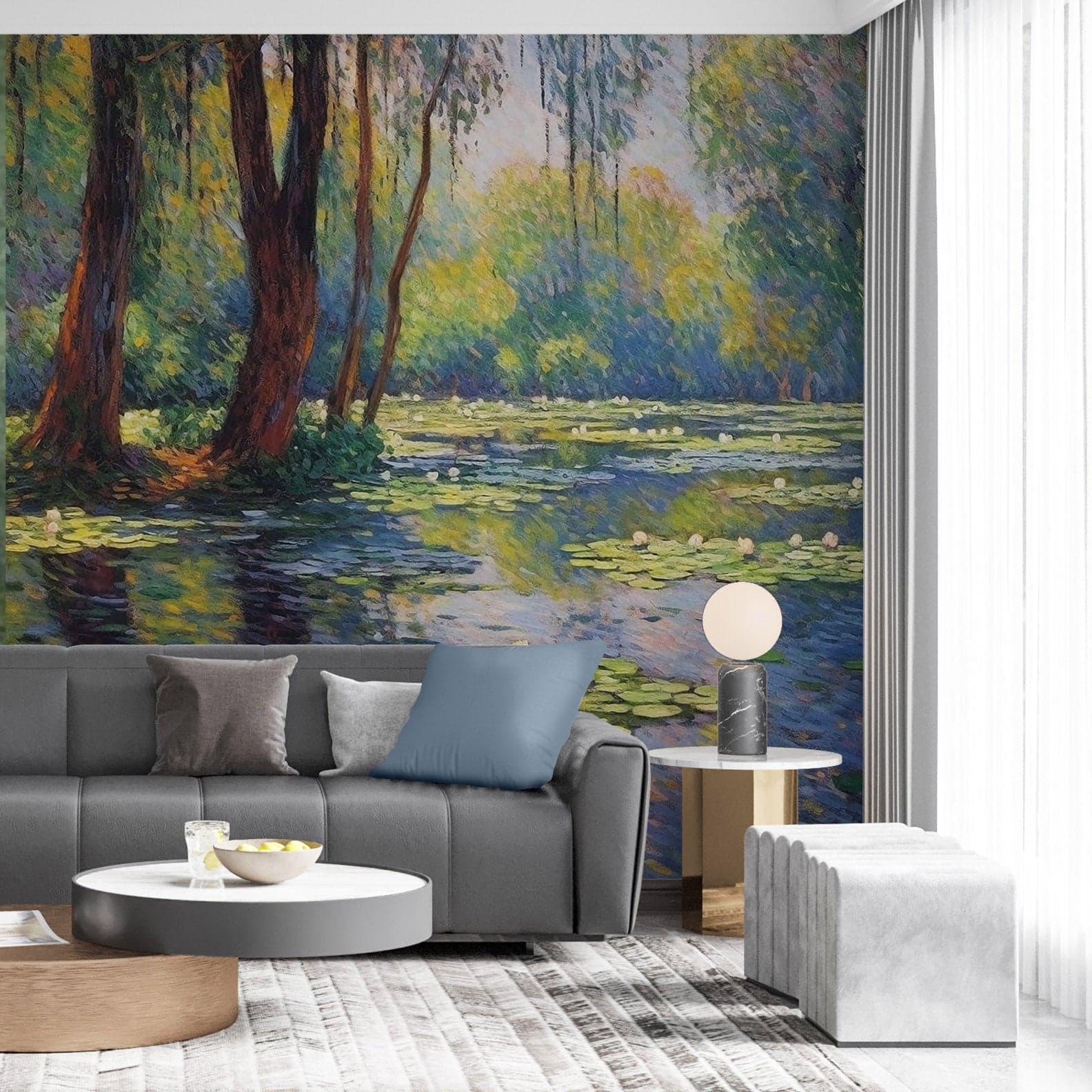 Monet Inspired Willows